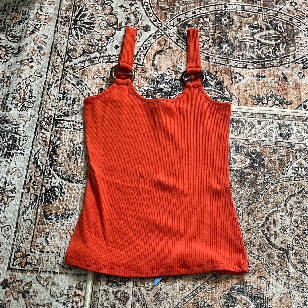 Burnt orange tank top